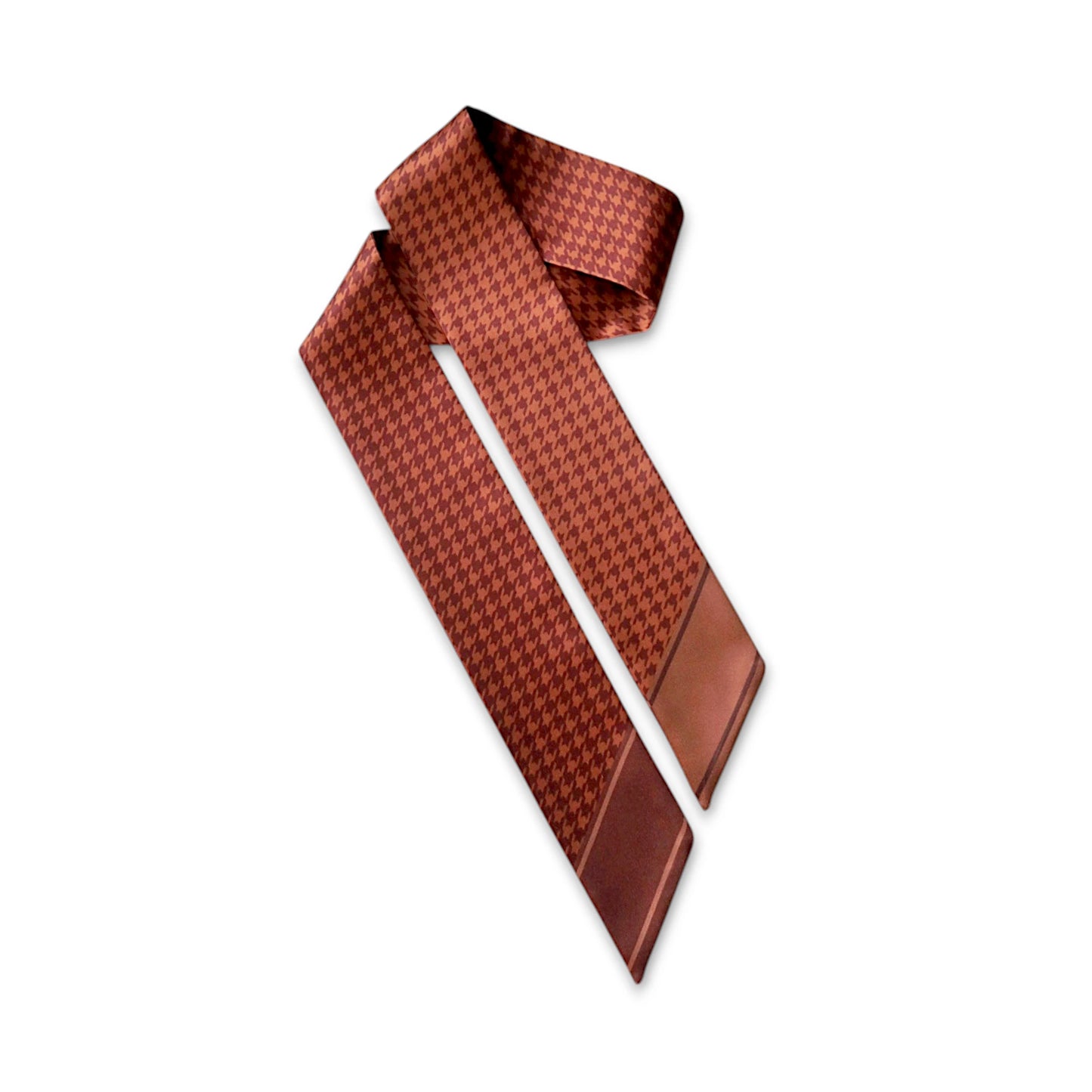 Houndstooth Skinny Scarf