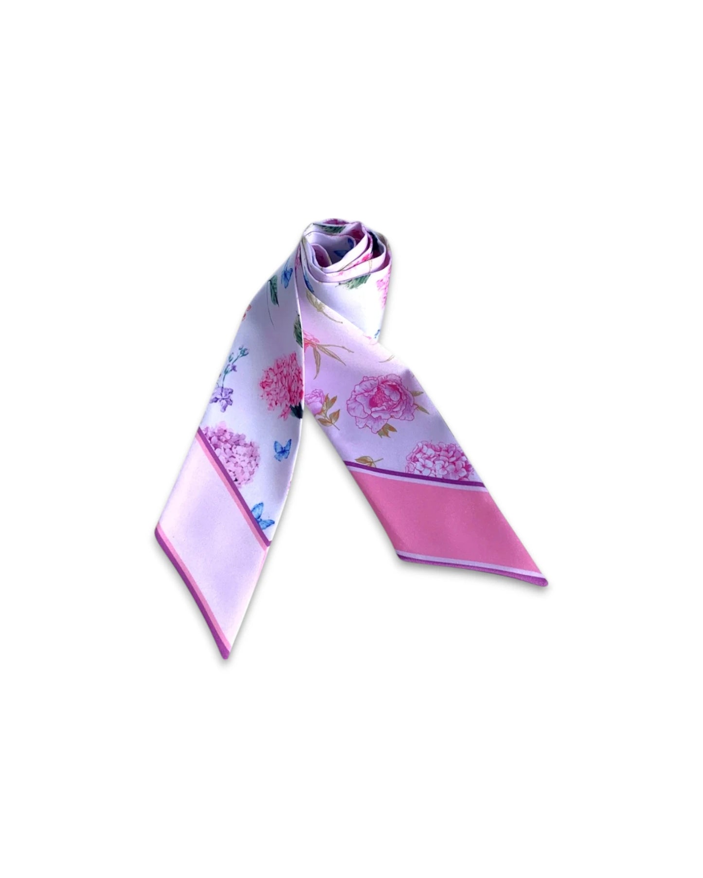 Hydrangea Skinny Scarf