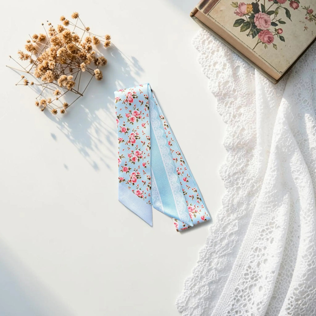 Shabby Chic Skinny Scarf