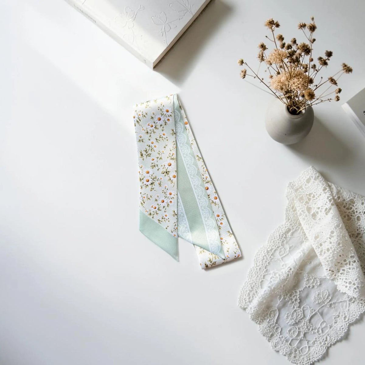 Shabby Chic Skinny Scarf