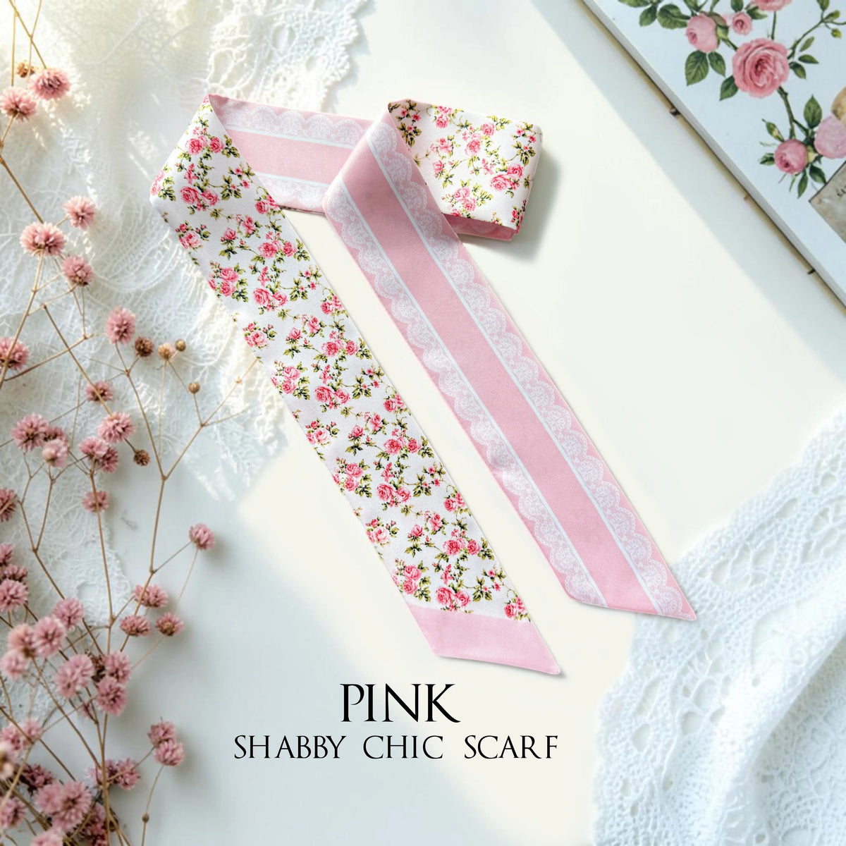 Shabby Chic Skinny Scarf