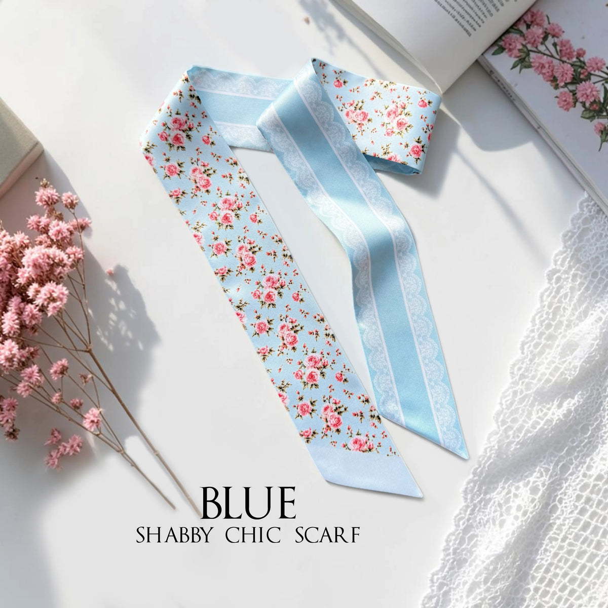 Shabby Chic Skinny Scarf