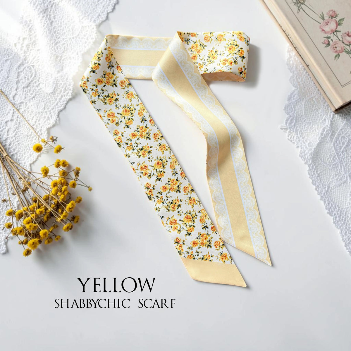Shabby Chic Skinny Scarf