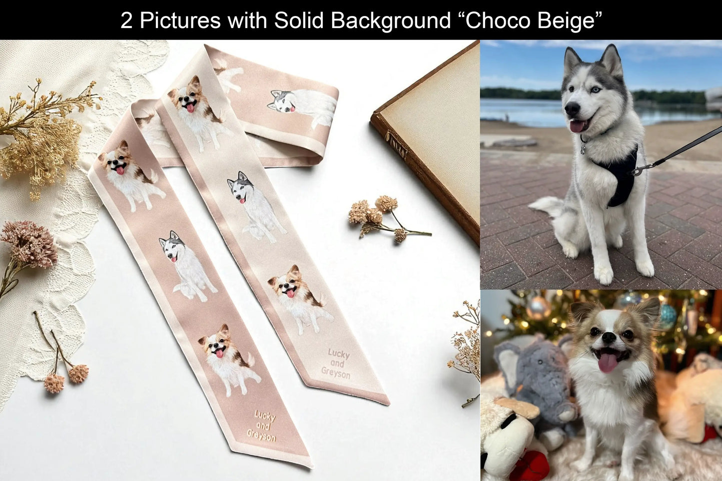 Dog Theme Scarf