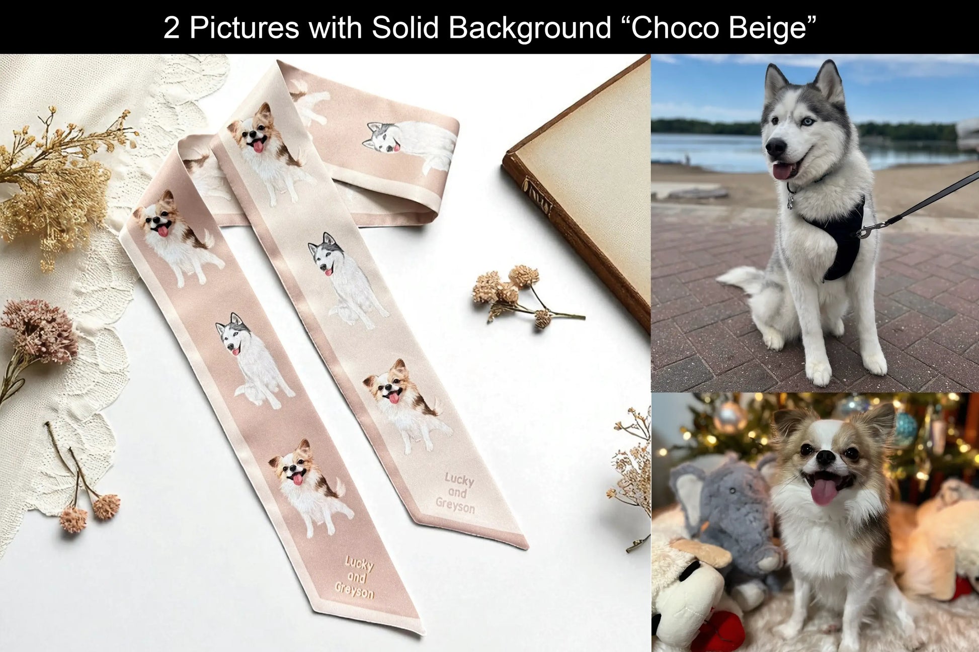 Dog Theme Scarf
