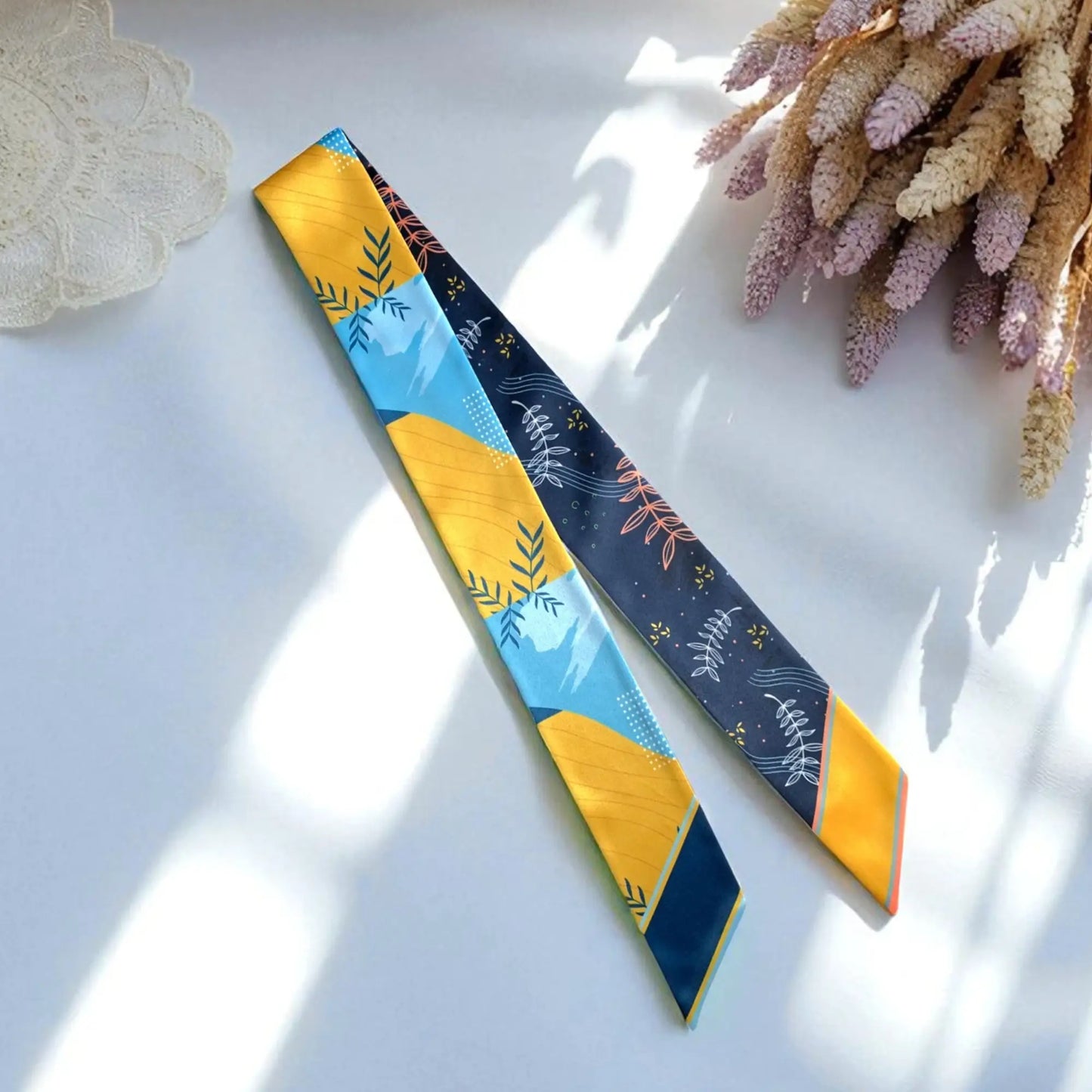 Abstract Leaves Scarf