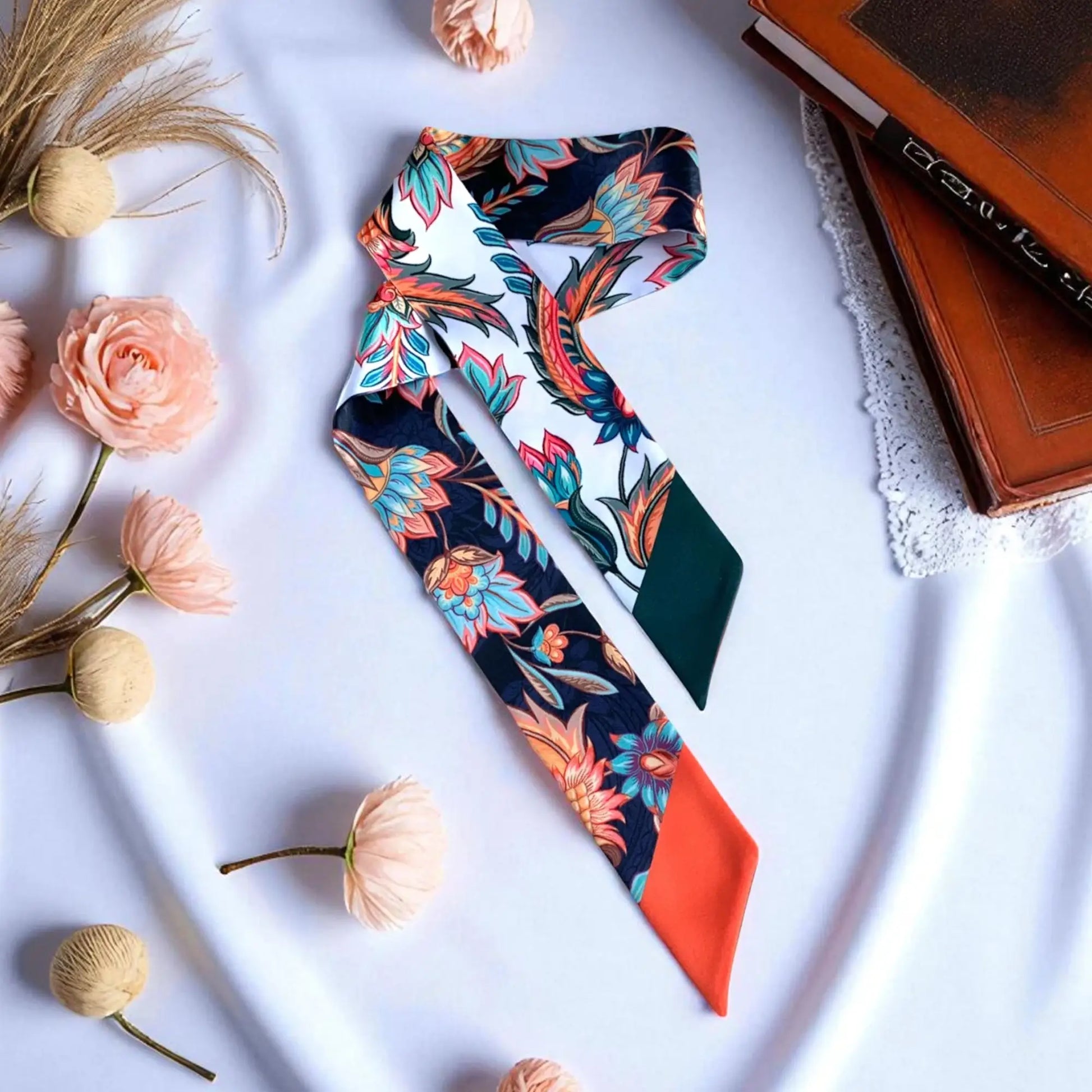 Floral Patterned Scarf