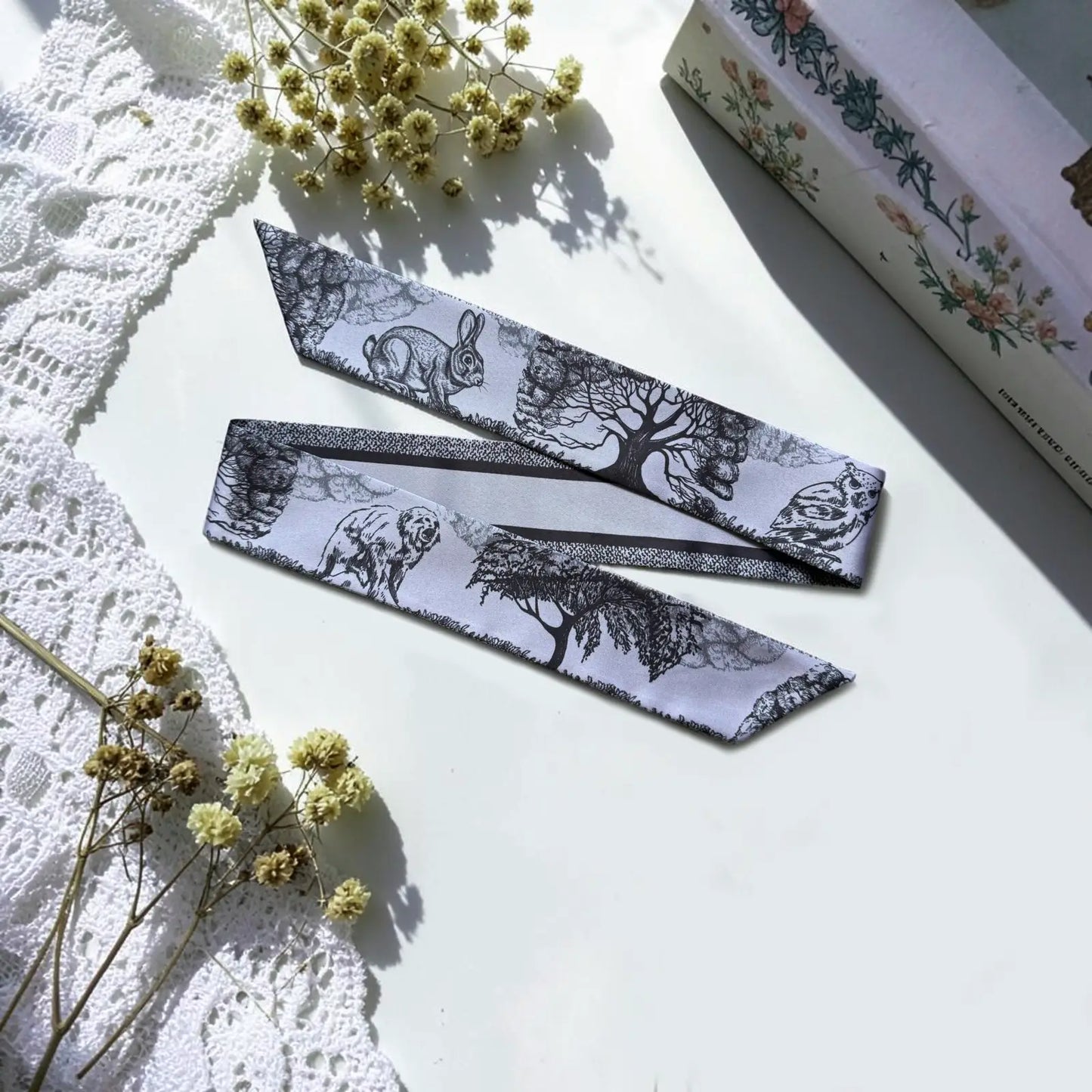 Enchanted Forest Skinny Scarf