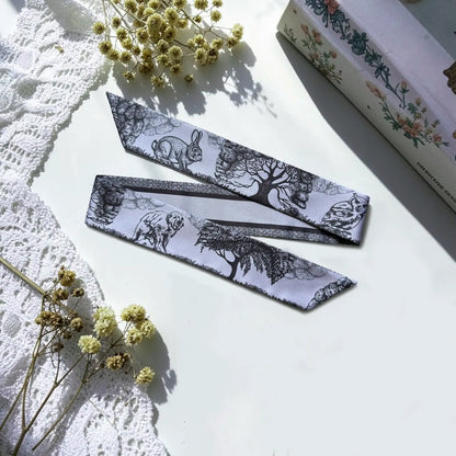 Enchanted Forest Skinny Scarf