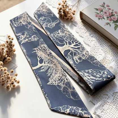 Enchanted Forest Skinny Scarf