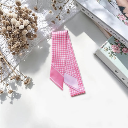 Houndstooth Skinny Scarf