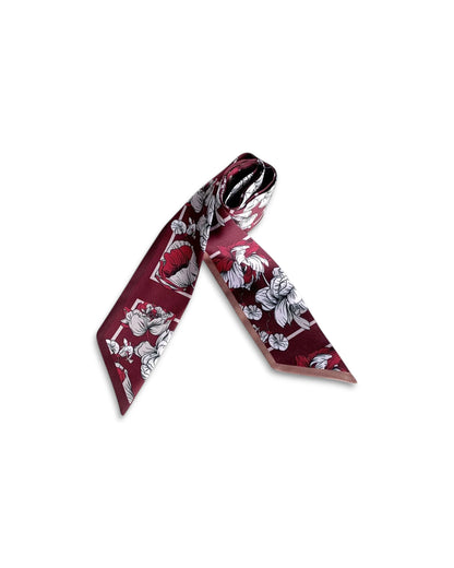 Garnet Skinny Scarf