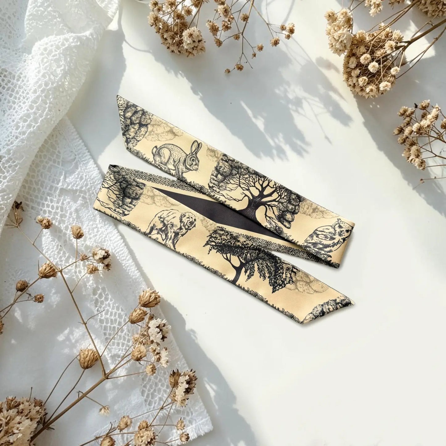 Enchanted Forest Skinny Scarf