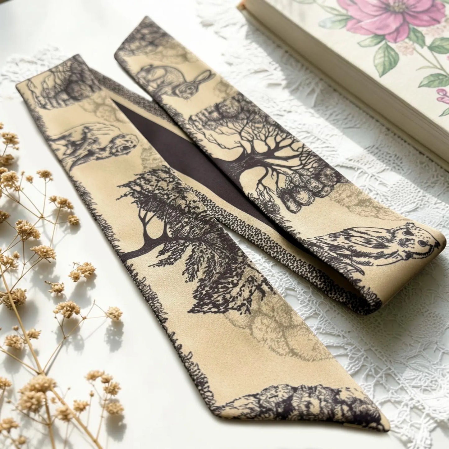 Enchanted Forest Skinny Scarf