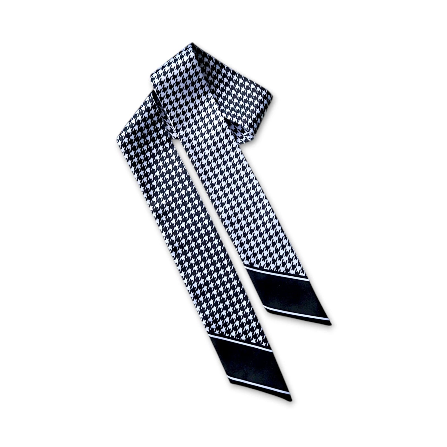 Houndstooth Skinny Scarf