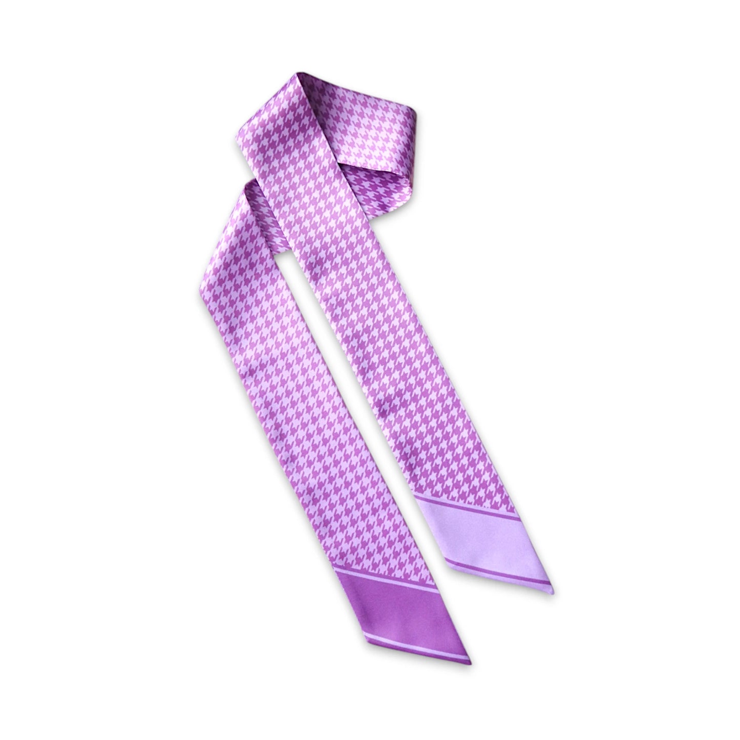 Houndstooth Skinny Scarf