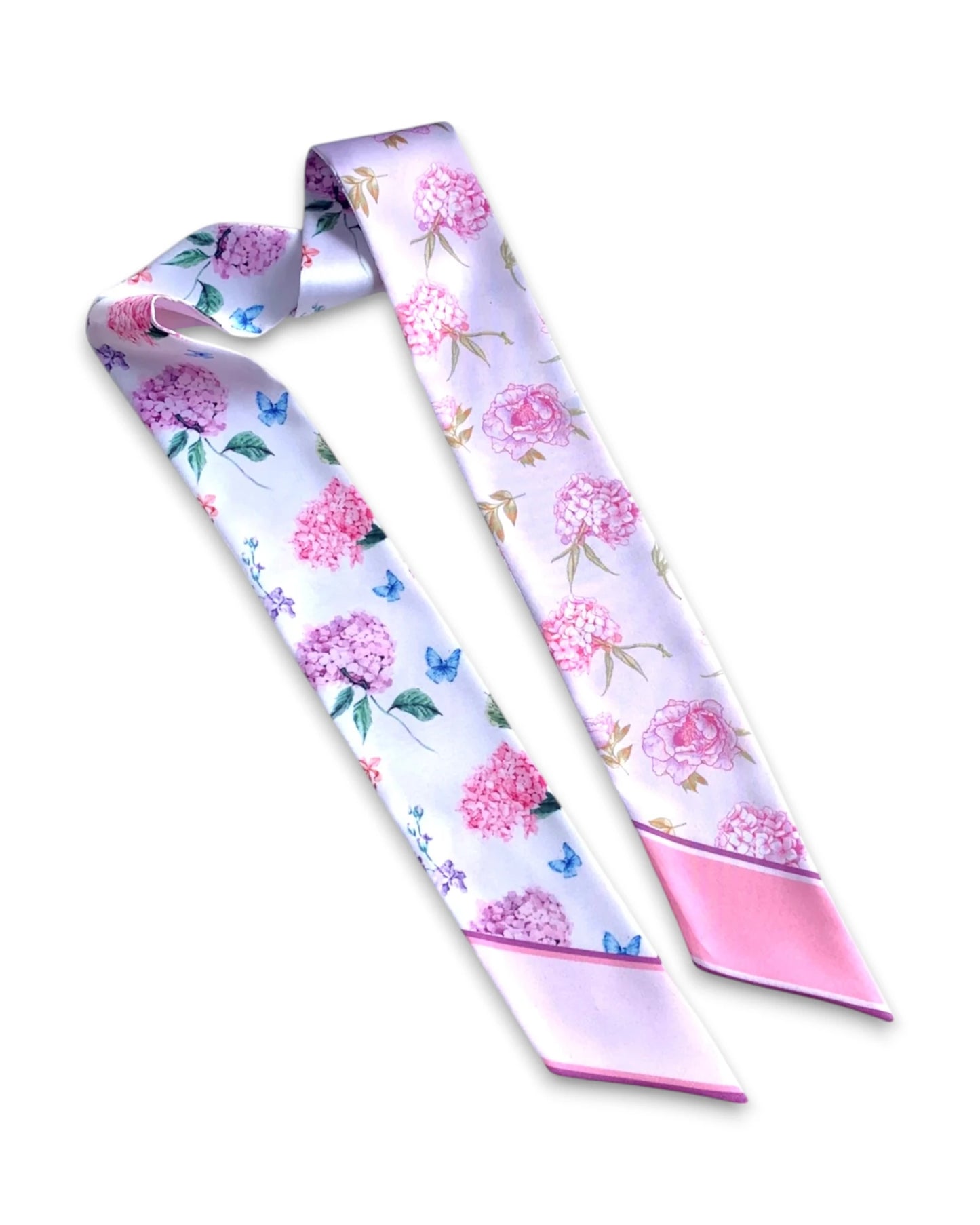 Hydrangea Skinny Scarf