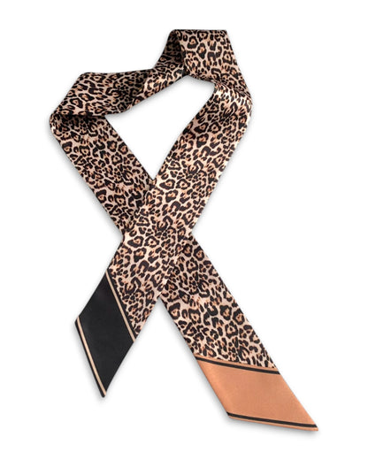 Leopard Skinny Scarf