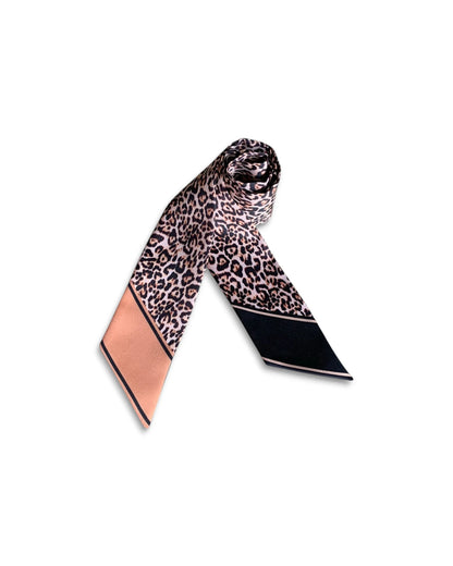 Leopard Skinny Scarf