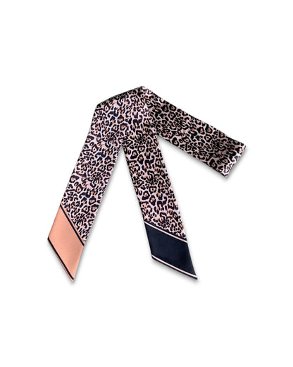 Leopard Skinny Scarf