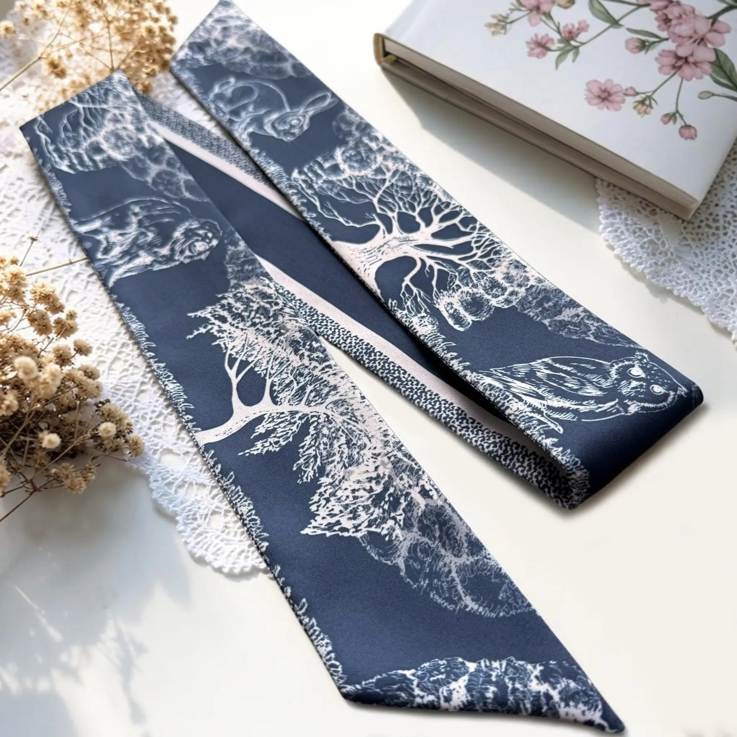 Enchanted Forest Skinny Scarf
