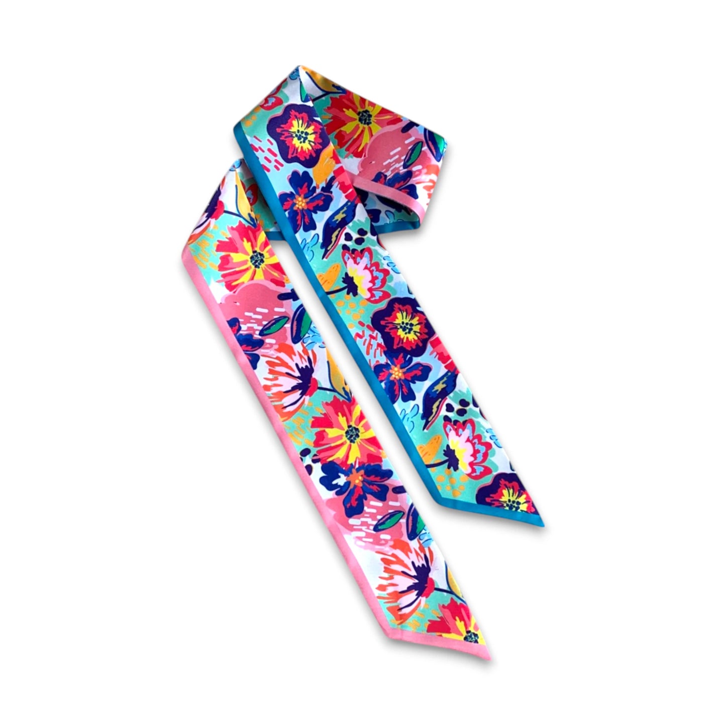 Quinn Pink Skinny Scarf