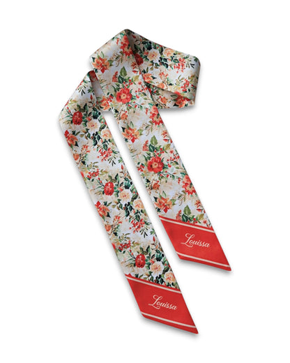 Scarlet Skinny Scarf