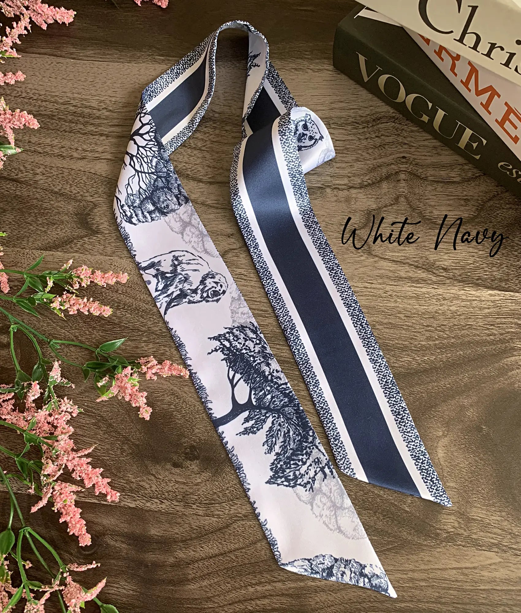 CALIFORNIA MAGIC FOREST - Twilly Skinny Scarf – centinelle