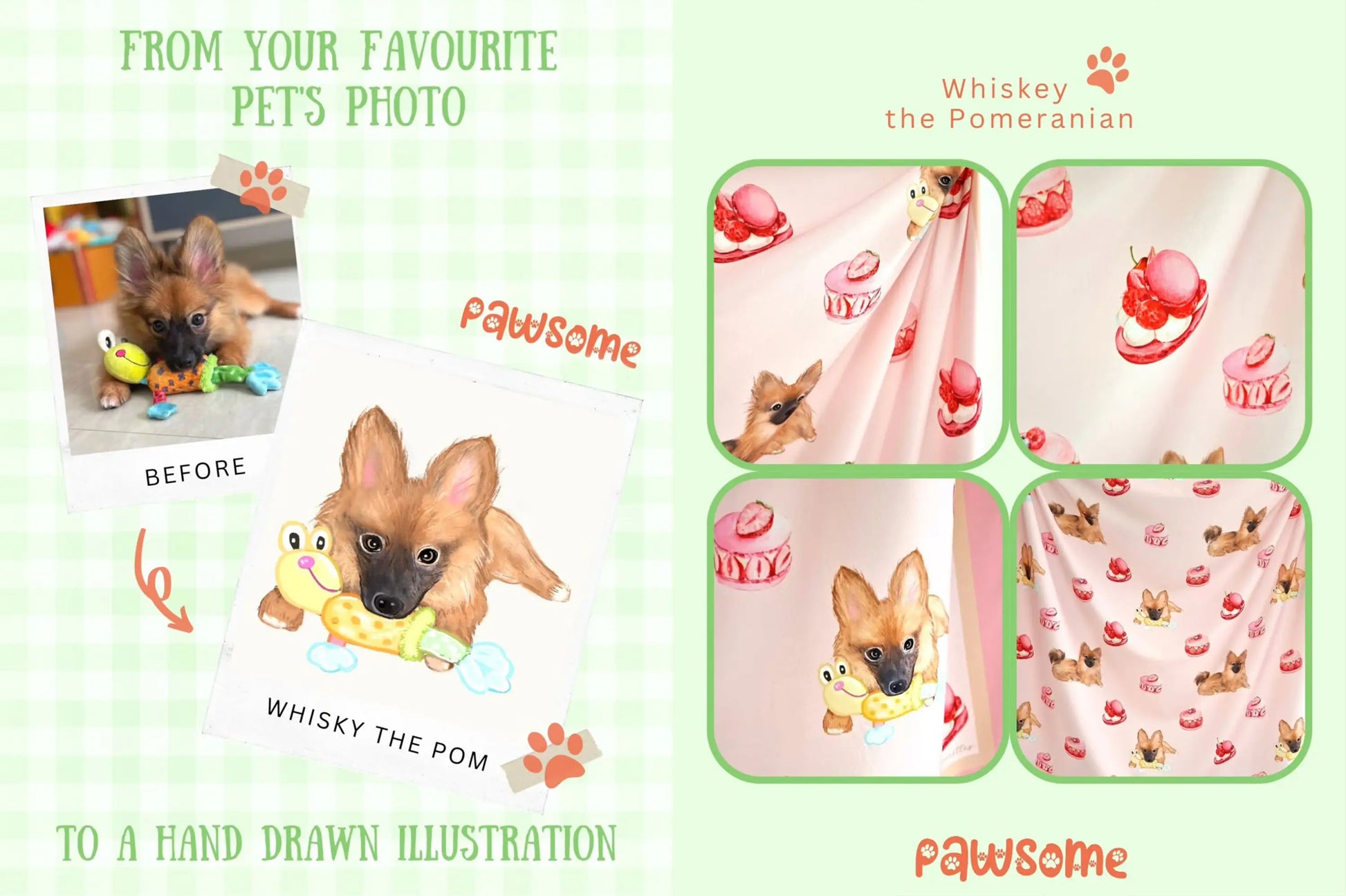 custom pet scarf