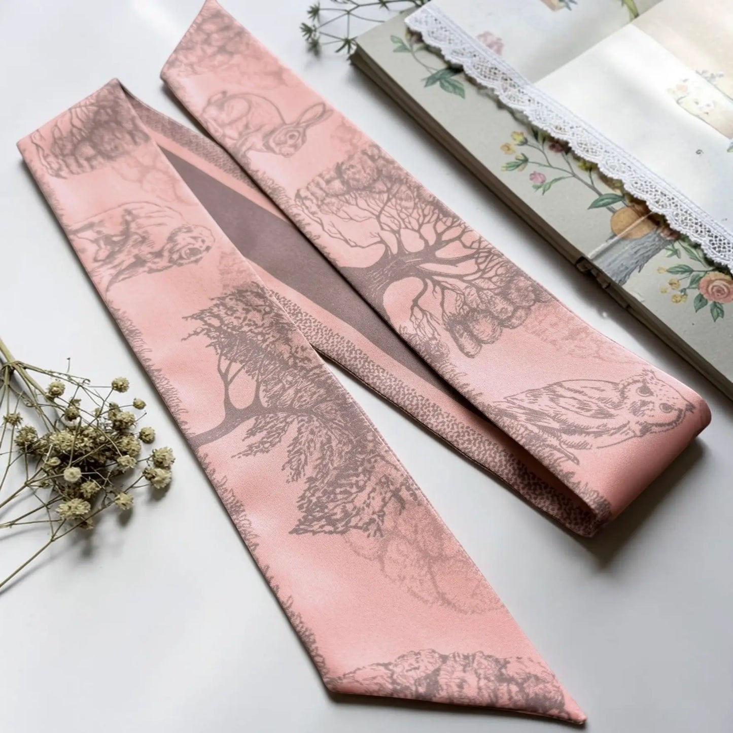 Enchanted Forest Skinny Scarf