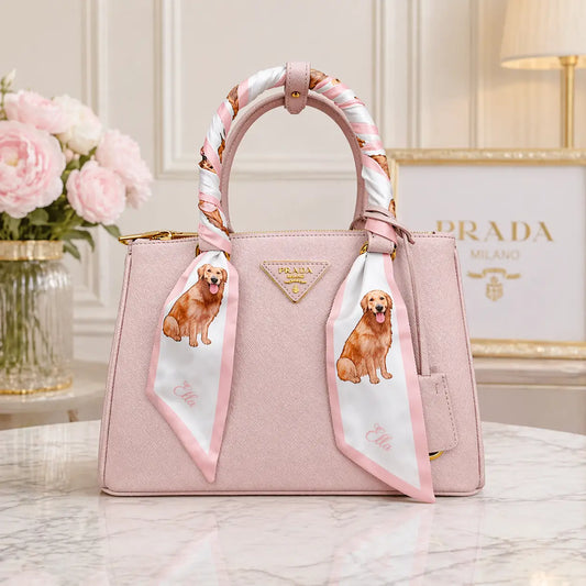 Custom Pet's Illustration Skinny Scarf