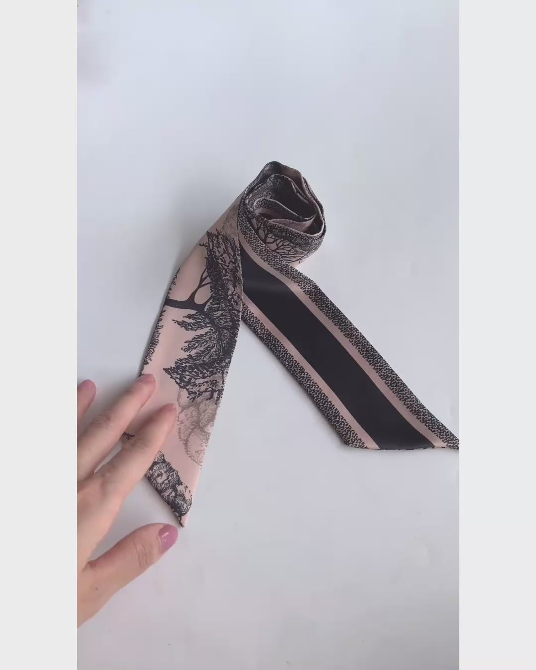 Enchanted Forest Skinny Scarf