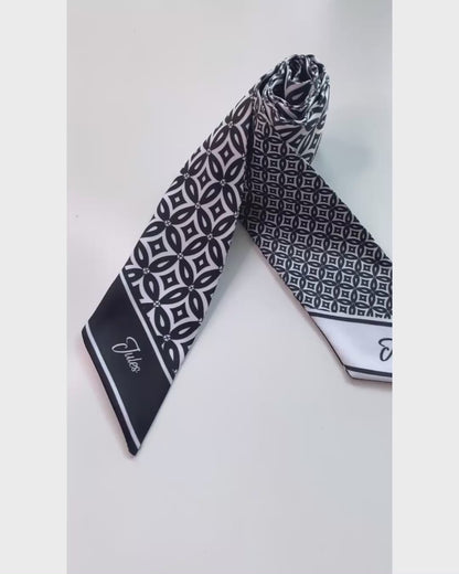 Kawung Skinny Scarf