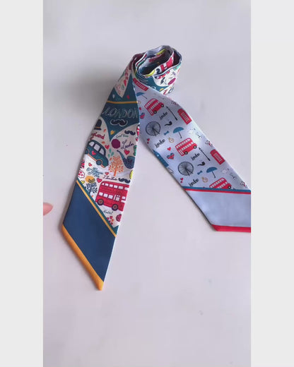 Hello London Skinny Scarf
