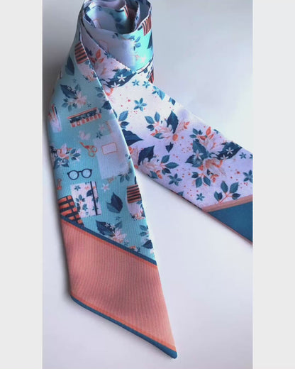 Back to Campus Skinny Scarf