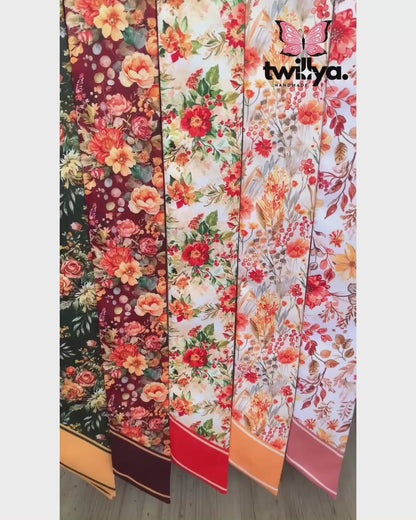 Scarlet Skinny Scarf