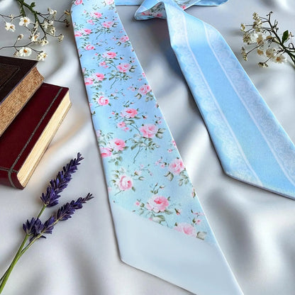 Shabby chic rose scarf