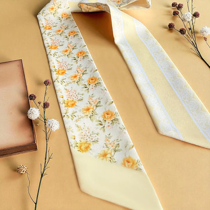 Yellow Shabby Chic Scarf