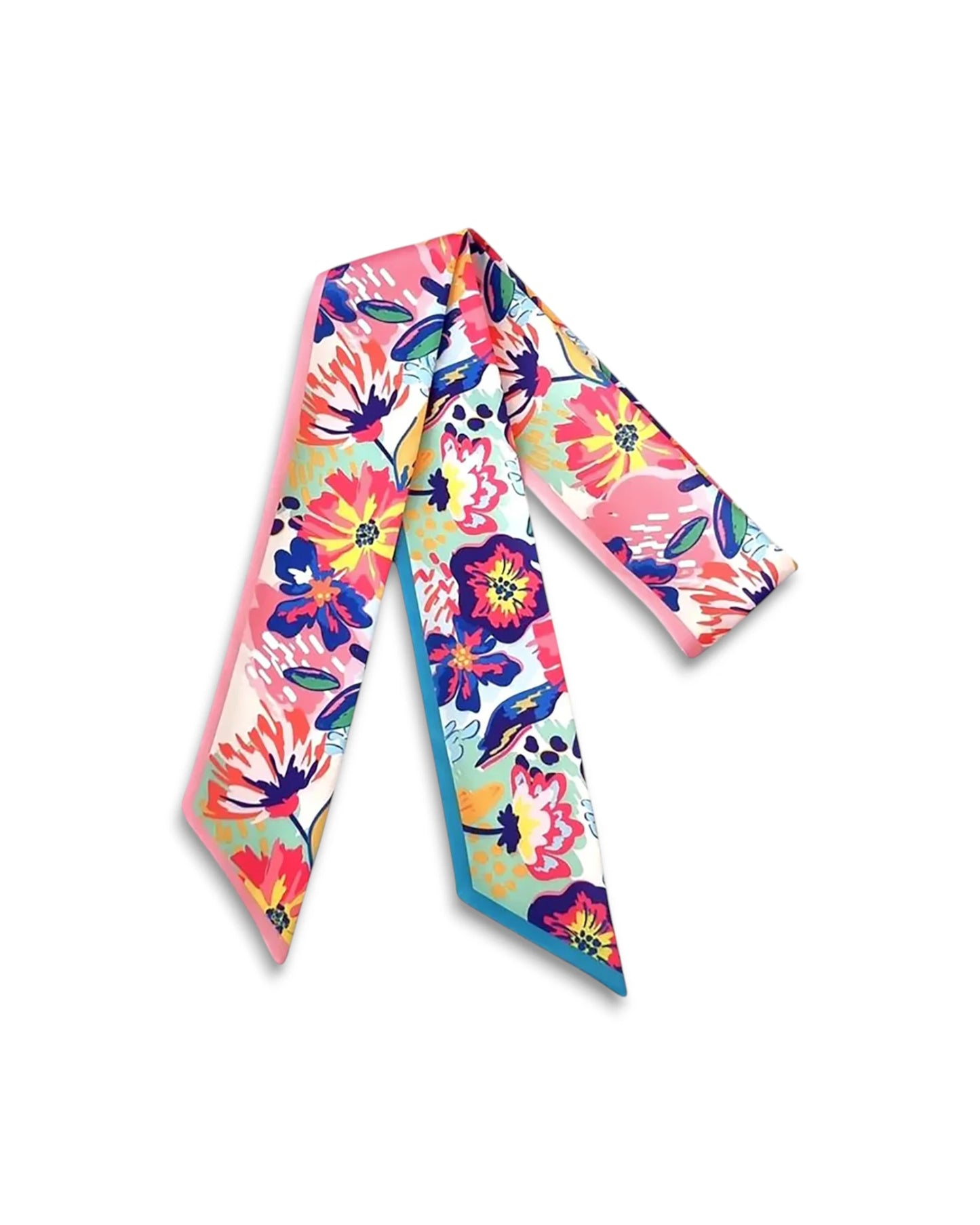 Quinn Pink Skinny Scarf