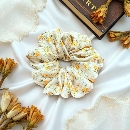 Floral Print Scrunchie