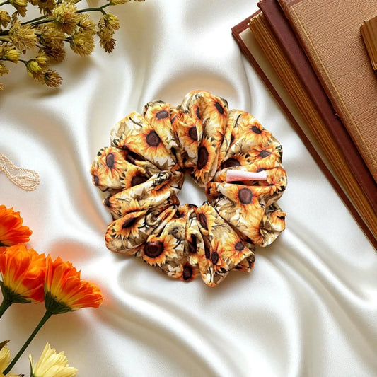 Sunflower Scrunchie