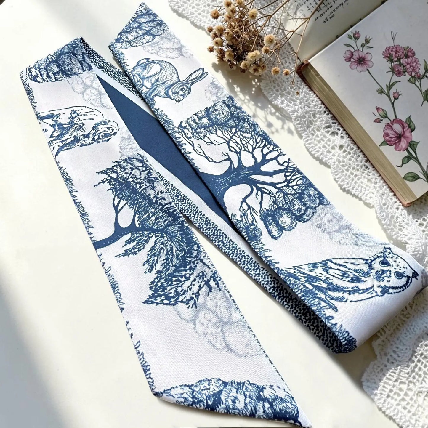 Enchanted Forest Skinny Scarf